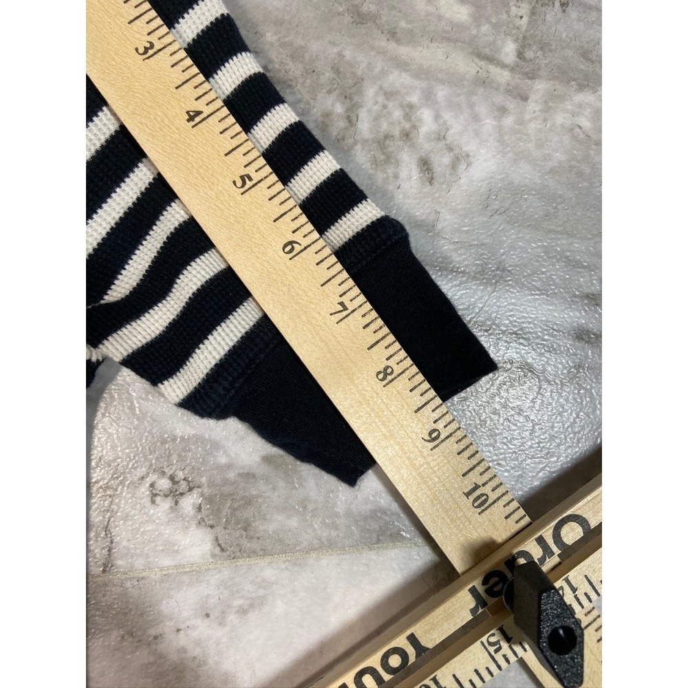 Lauren Ralph Lauren Striped Midi A-Line Dress Ribbed Crew Neck Short Sleeve XXS - Picture 4 of 11